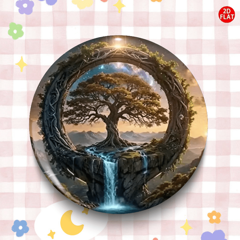 Classic Tree of Life Brooch/Pin, Fashion Accessory